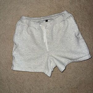 Lululemon Athletica Light Gray Athletic Shorts